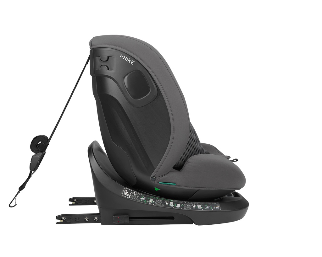 Silla de coche 40-150 cm i-Hike i-SIZE Gris Oscuro 2025