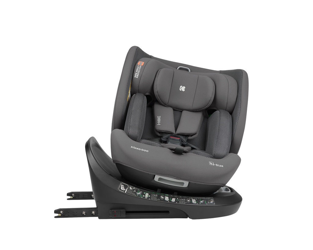 Silla de coche 40-150 cm i-Hike i-SIZE Gris Oscuro 2025