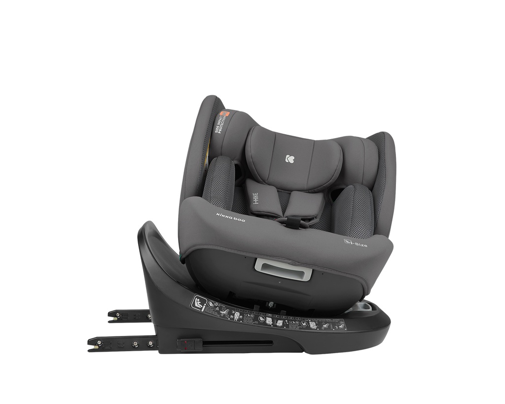Silla de coche 40-150 cm i-Hike i-SIZE Gris Oscuro 2025