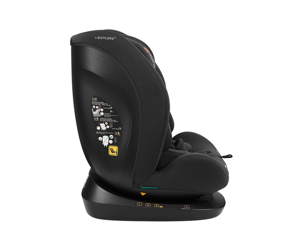 Silla de coche 40-150 cm i-Explore 2 i-SIZE Negro