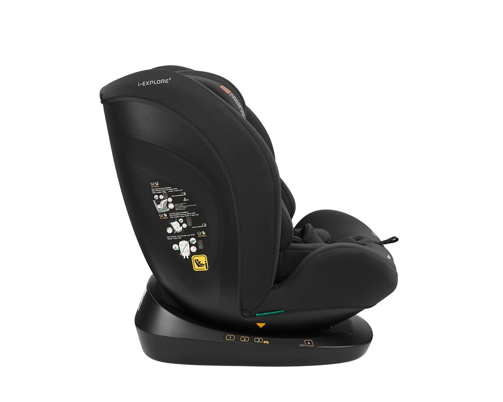 Silla de coche 40-150 cm i-Explore 2 i-SIZE Negro