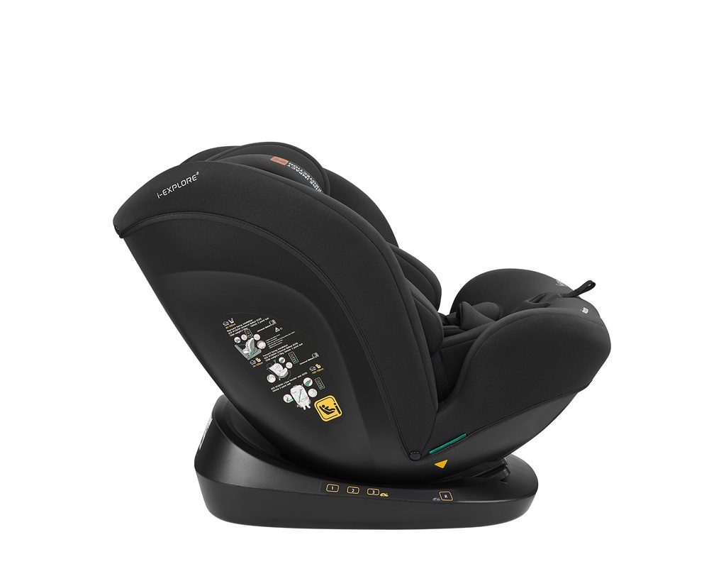 Silla de coche 40-150 cm i-Explore 2 i-SIZE Negro