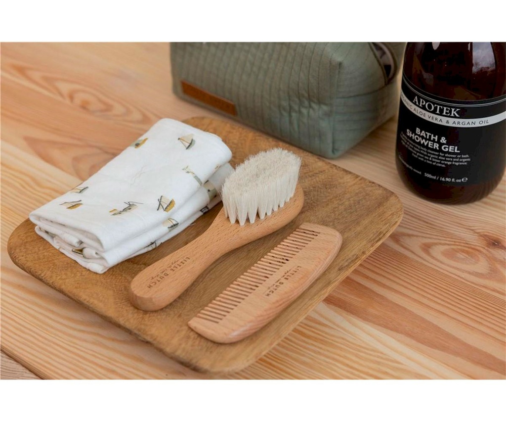 Set cepillo y peine bebé Little Dutch