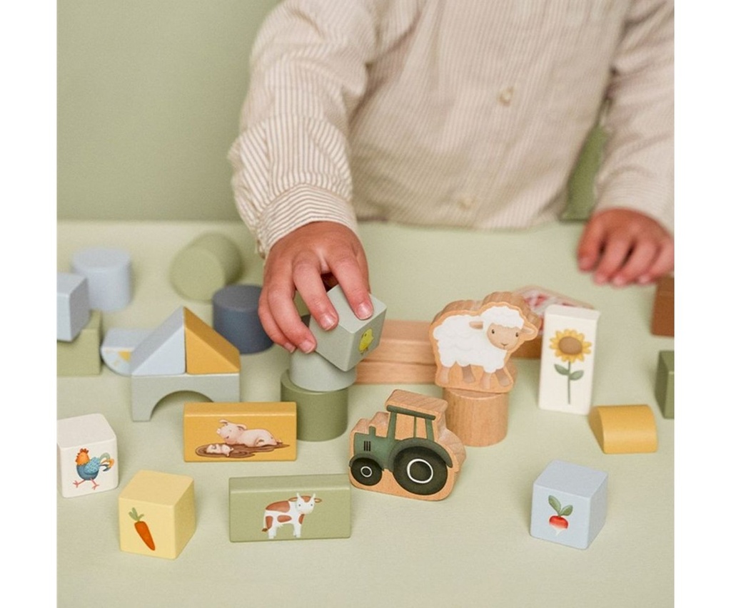 Bloques de construcción pequeña granja