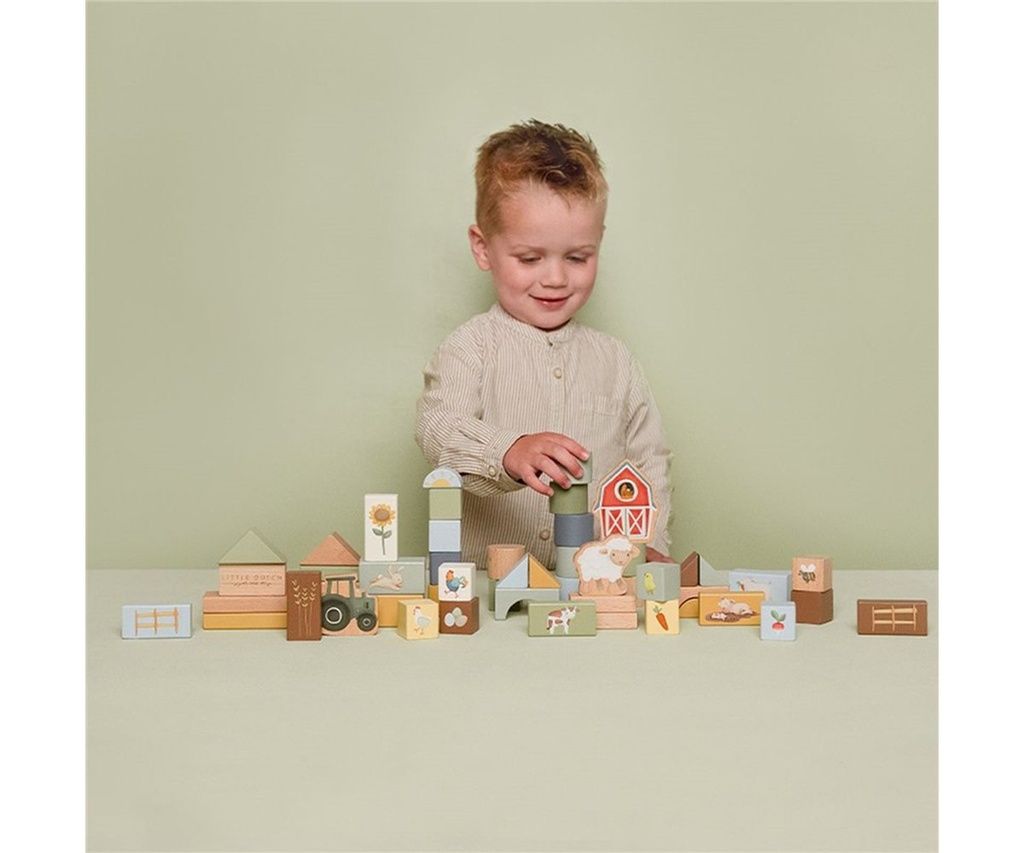 Bloques de construcción pequeña granja