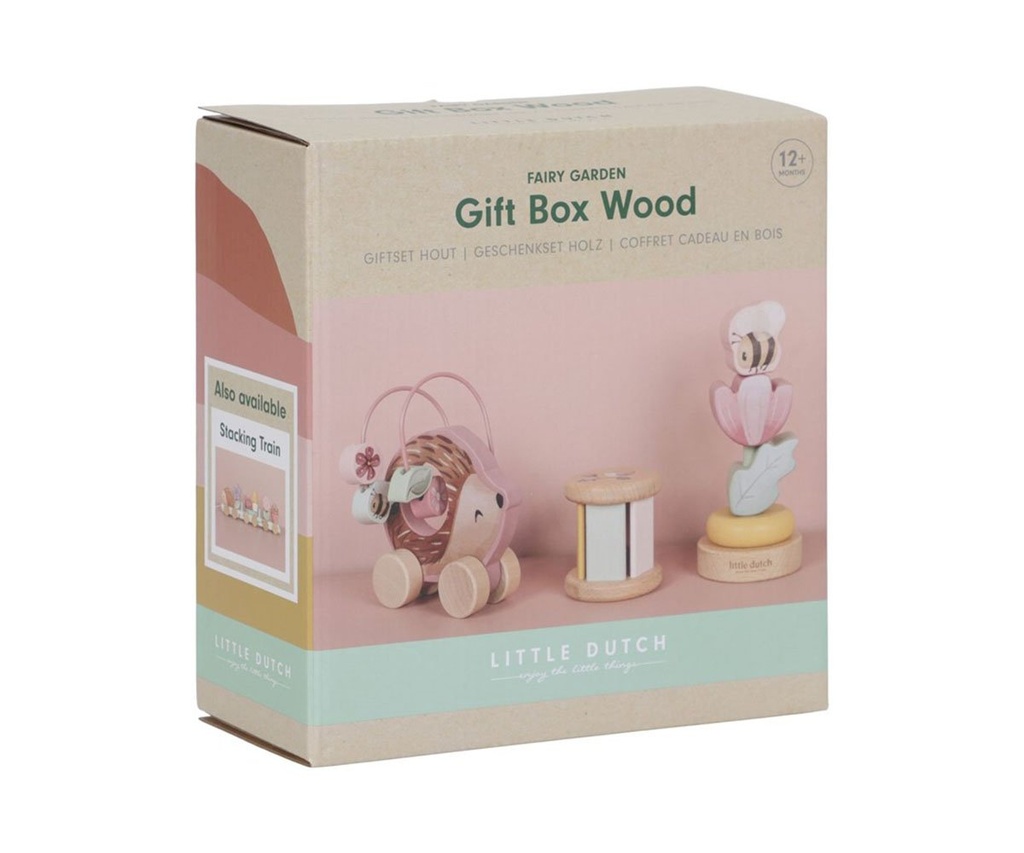 CAJA REGALO MADERA FSC FAIRY GARDEN