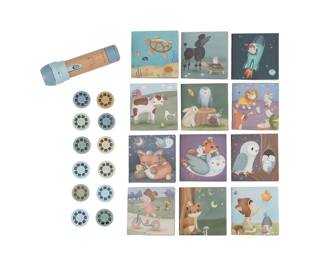 PROYECTOR LINTERNA AZUL