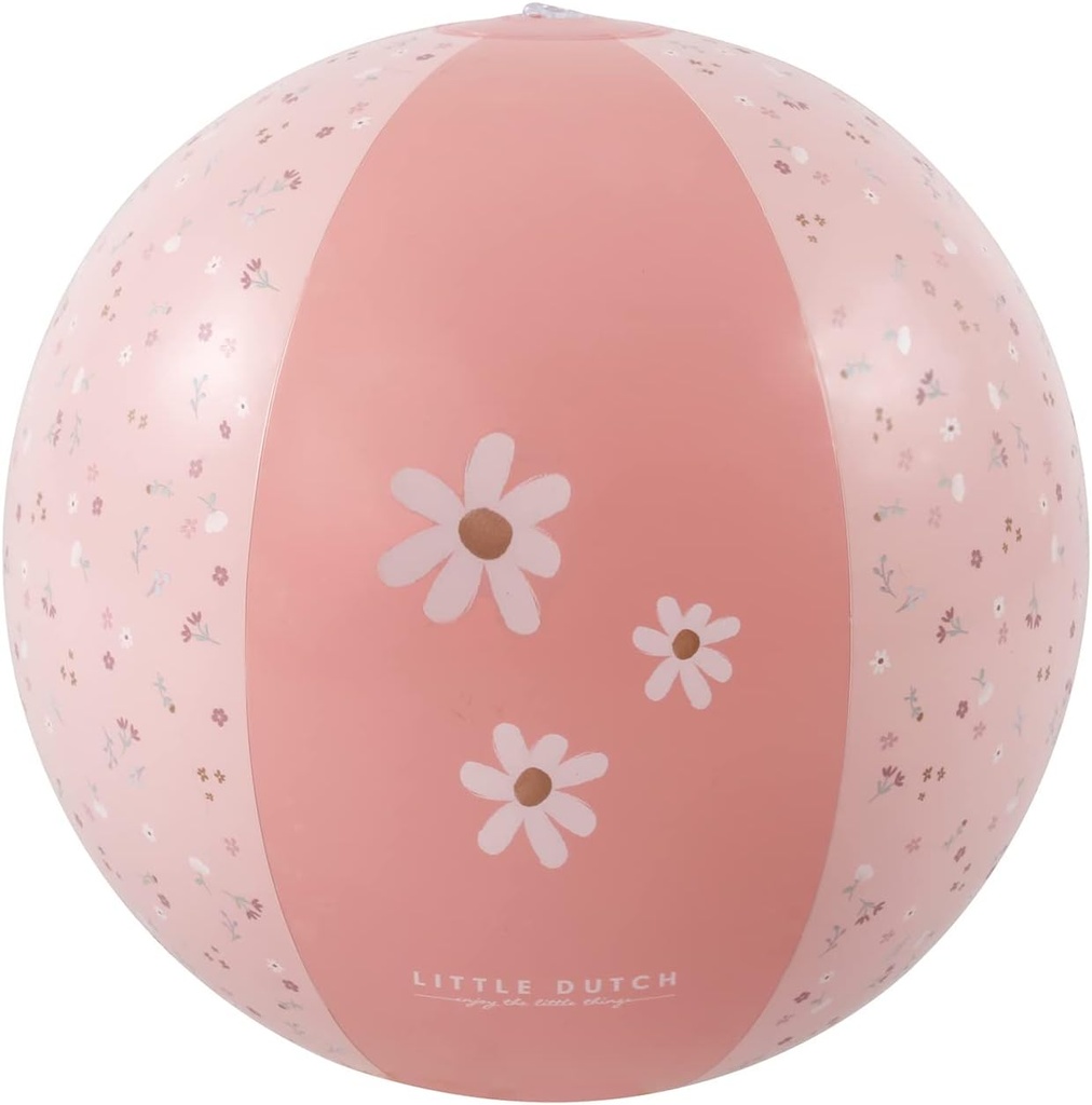PELOTA DE PLAYA FLORES ROSA 35 CM