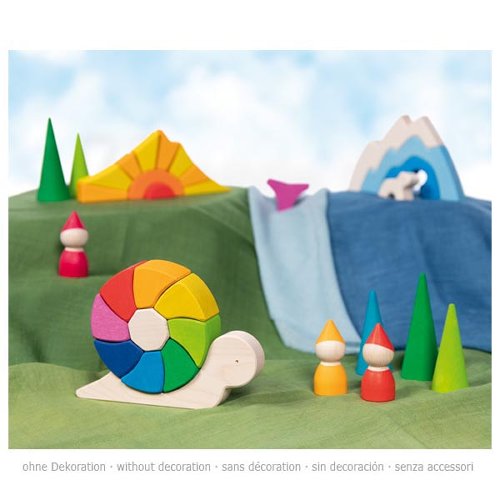 Rompecabezas y bloques de construcción Caracol