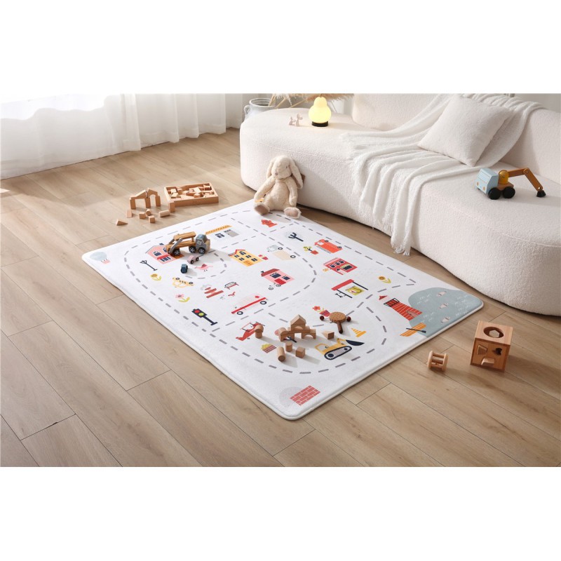 ALFOMBRA INFANTIL NUBE CIUDAD 160X120