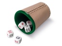 Cubilete Poker de cuero