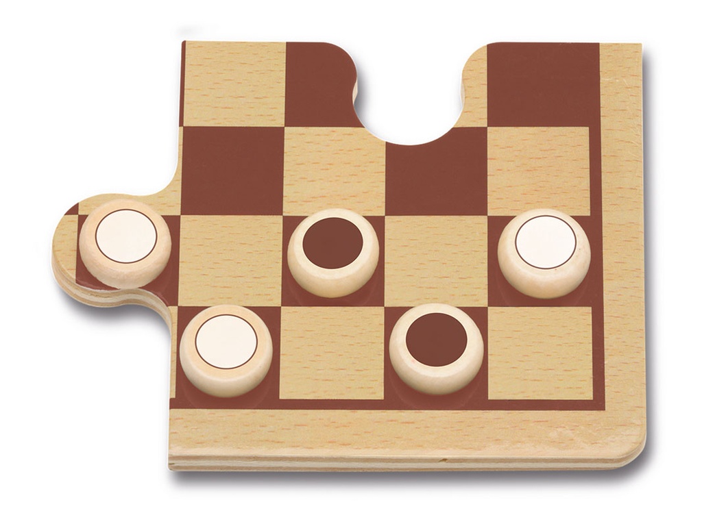 Ajedrez - Damas en caja metálica