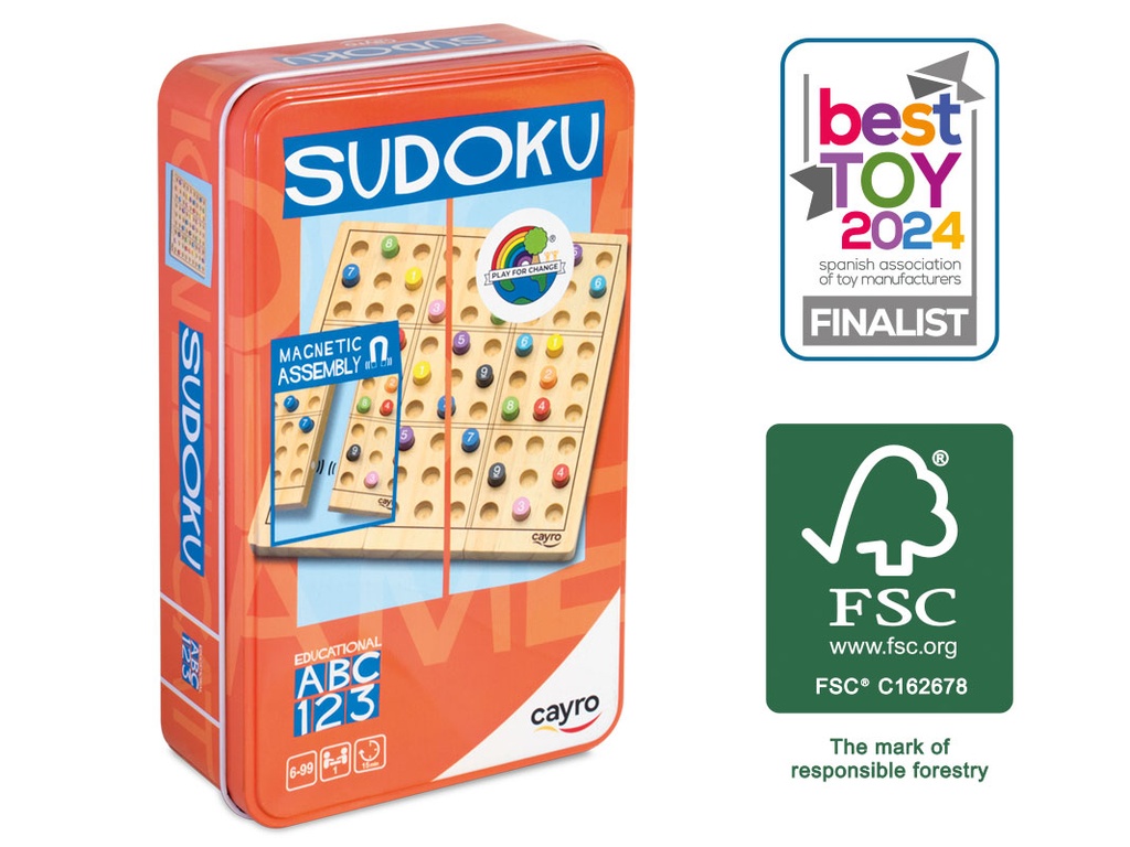 Sudoku caja de metal