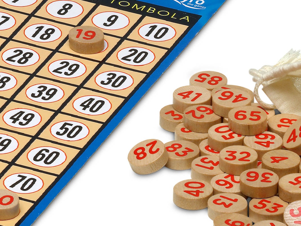 Lotería 48 cartones caja de madera