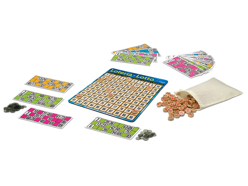 Lotería en caja de metal