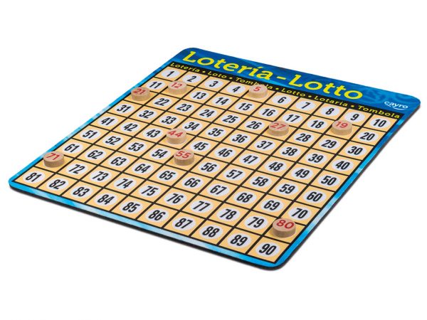 Lotería en caja de metal