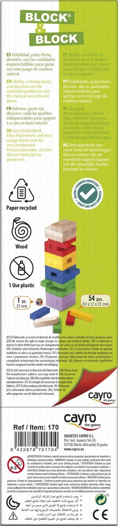 Block & Block colores básicos