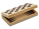 3 en 1 plegable Ajedrez - Damas chinas - Backgammon