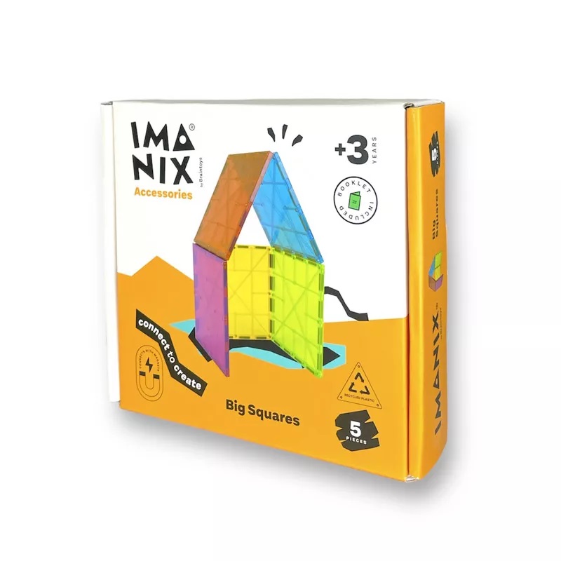 Imanix Cuadrados grandes 5 pzas