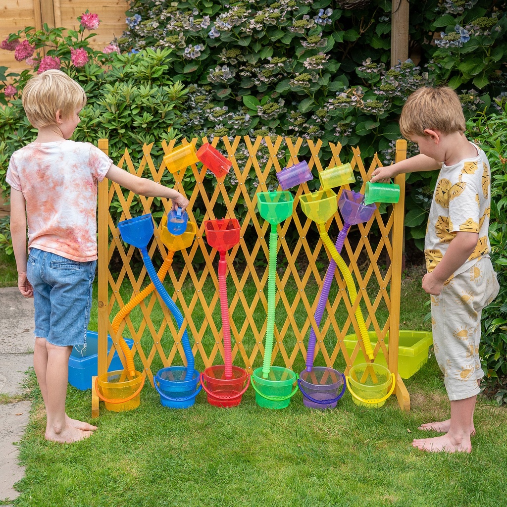 Tickit Conjunto 6 cubos de color translúcido