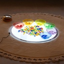 Tickit Conjunto de 144 joyas de colores translúcidos