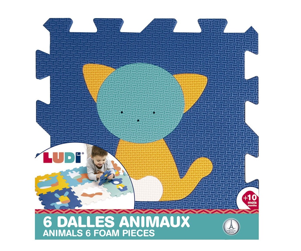 Losas baby 6 animales Ludi