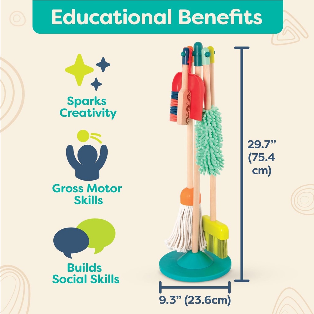 B. Conjunto limpieza de madera