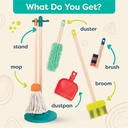 B. Conjunto limpieza de madera