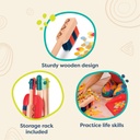 B. Conjunto limpieza de madera