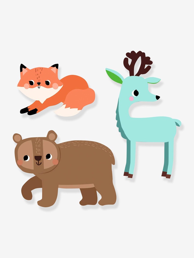 Pegatinas Animales del bosque