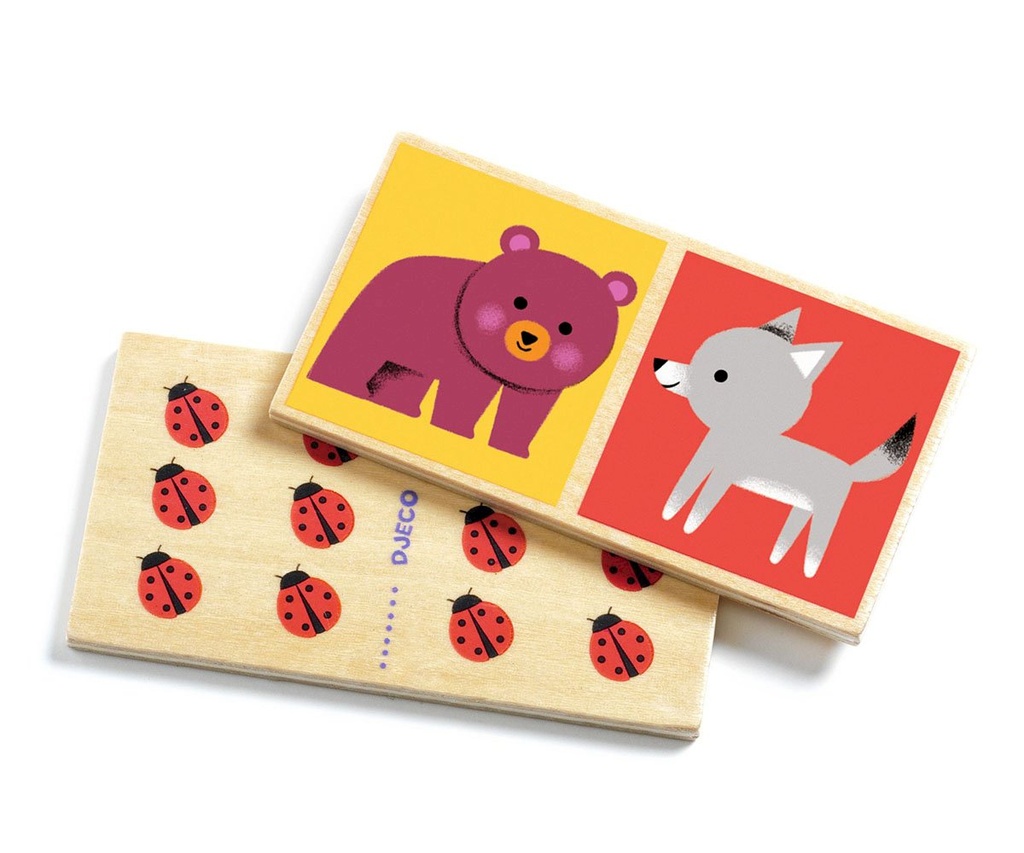 Juegos educativos Domino Wood FSC