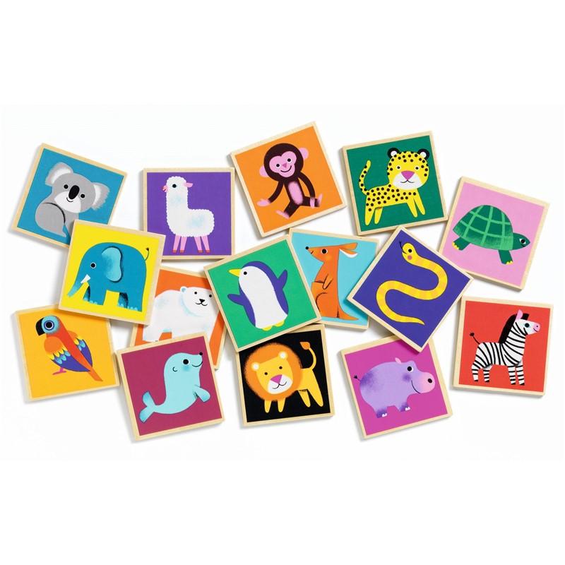 Juegos educativos Memo Wood FSC