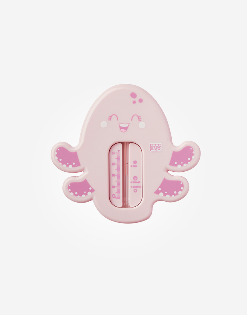 Termómetro de baño "Snorkels" pulpo rosa