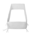 Protector cuna 360 grados blanco liso