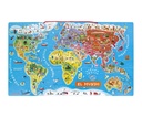 Puzle Magnético Atlas Mundial versión Española