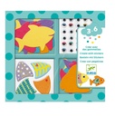 Crear con pegatinas Me gustan los peces