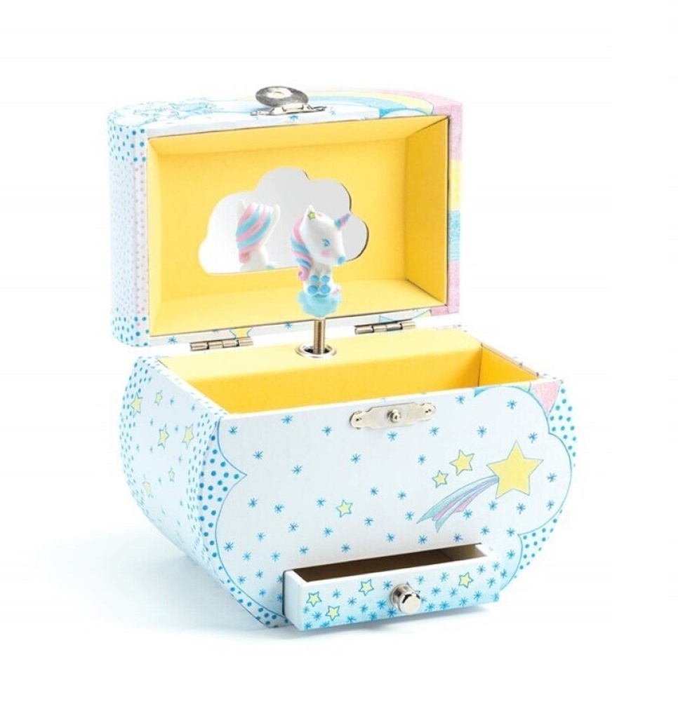 Caja de música Sueños de unicornio