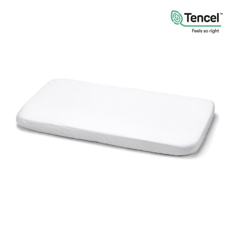 Bajera Ajustable Impermeable Tencel Minicuna Blanco (50x82cm)