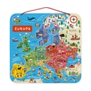 MAPA DE EUROPA MAGNÉTICO VERSIÓN ESPAÑOLA