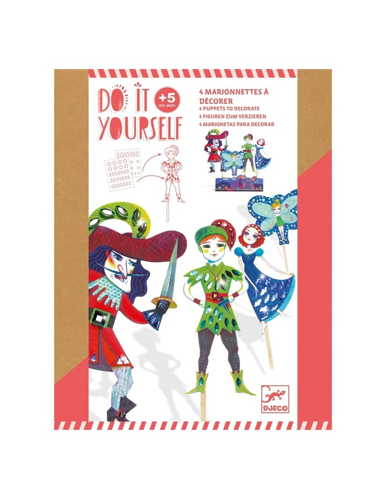 DIY Marionetas para decorar Peter Pan