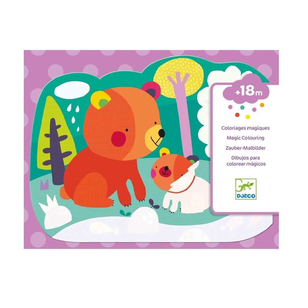 Colorea mágico Escondido en el bosque