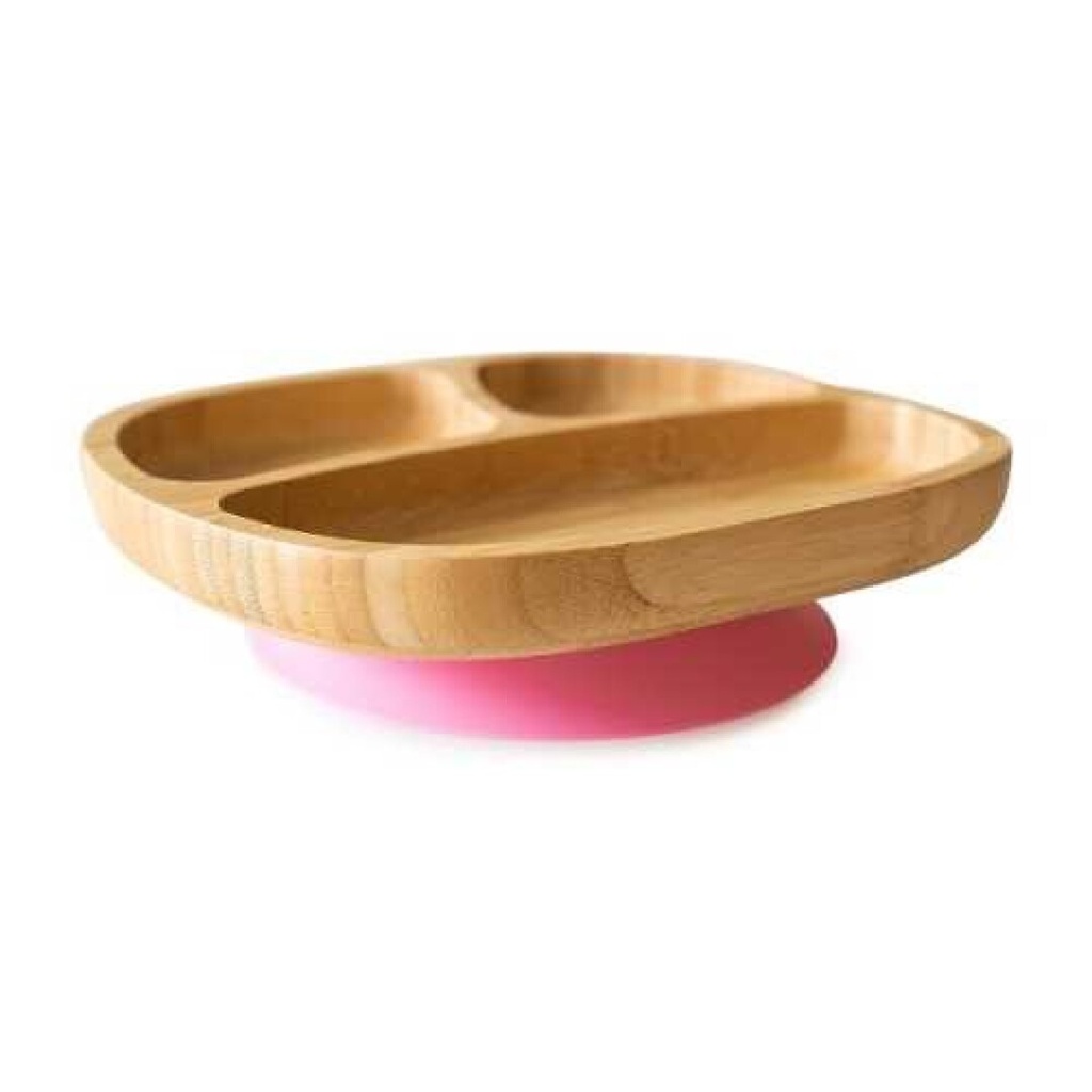 Plato bamboo toddler rosa Eco Rascals