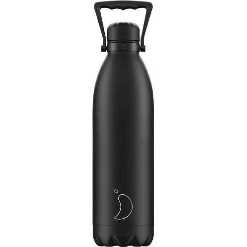 Botella Chilly's Negro Total 1,8 Litros