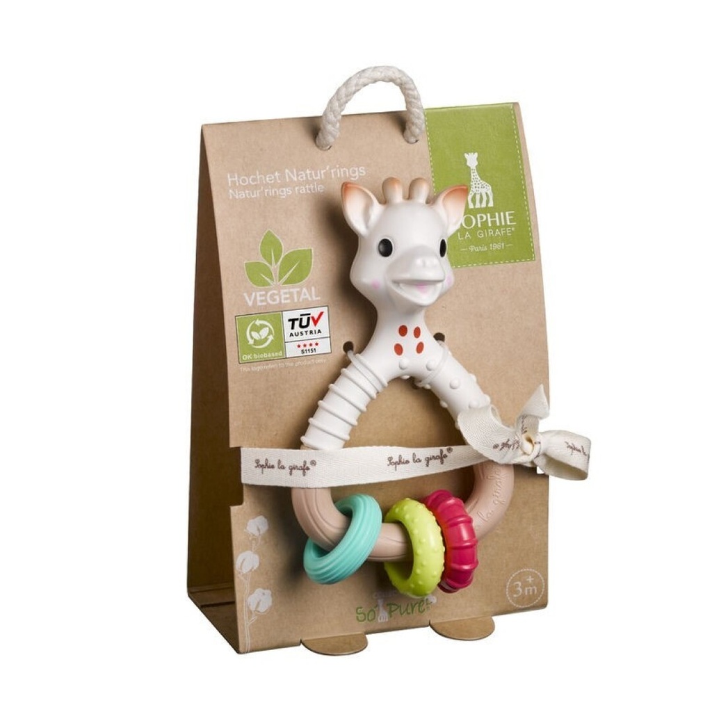 Sonajero SO'PURE Natur'rings 100% hecho en bioplástico