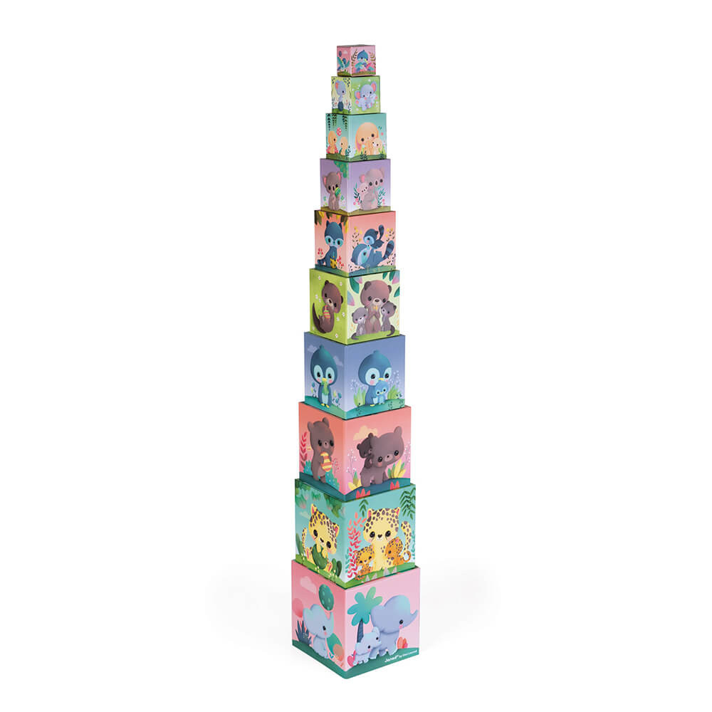 PIRAMIDE CUADRADA DE «LOS ANIMALES ADORABLES» 
