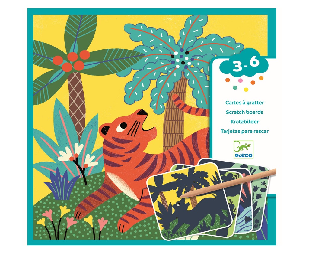 Cuadros para rascar Grandes animales