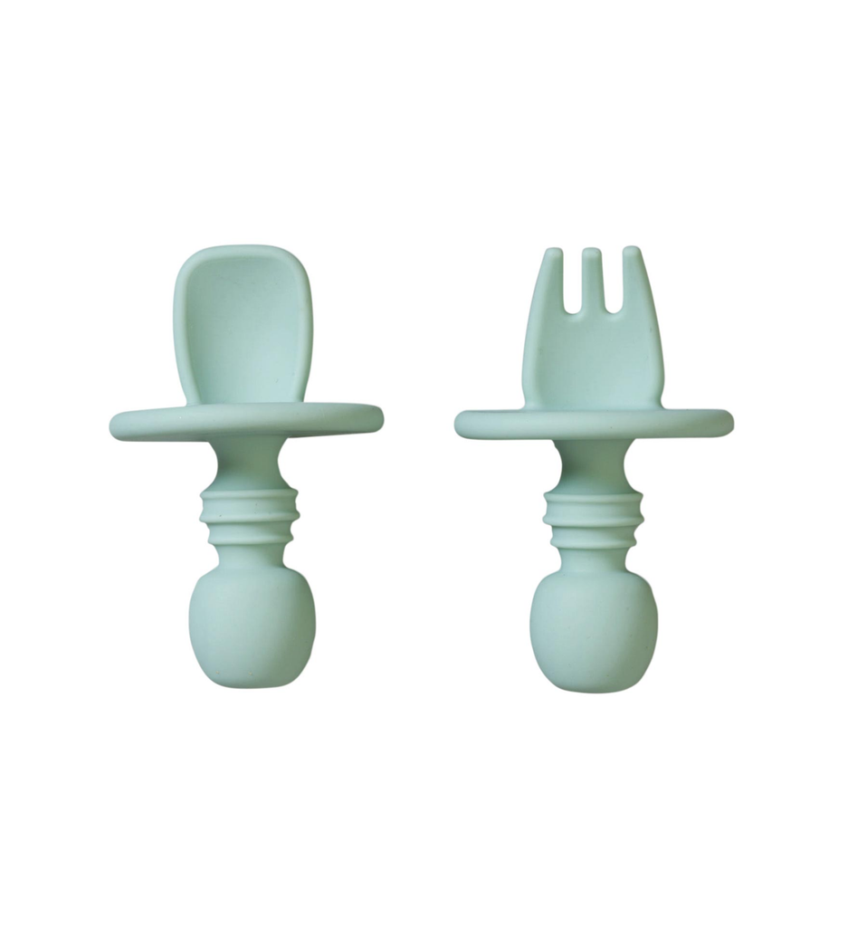 Cubiertos antiahogo "Nordic"  menta