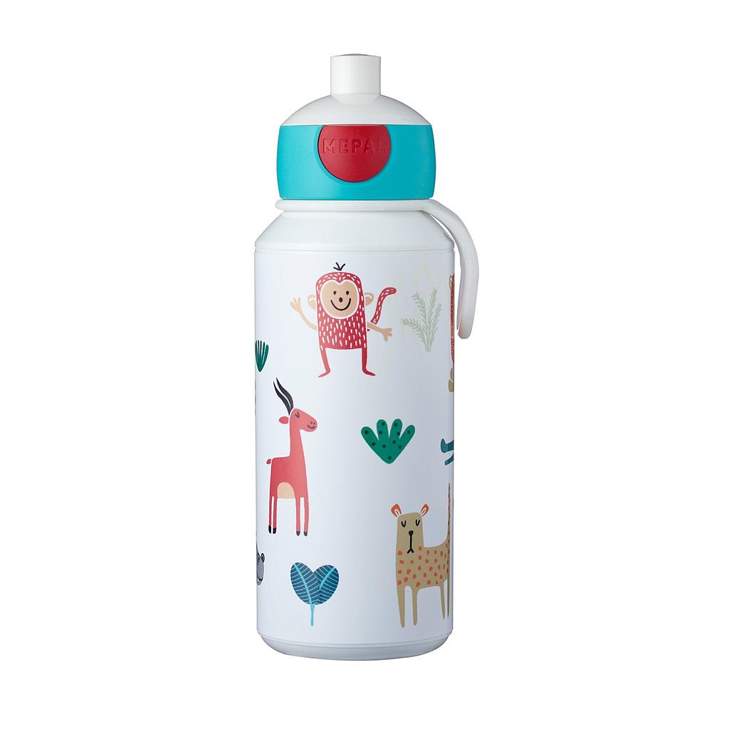 Botella Pop-Up Campus 400ml Animal Friends