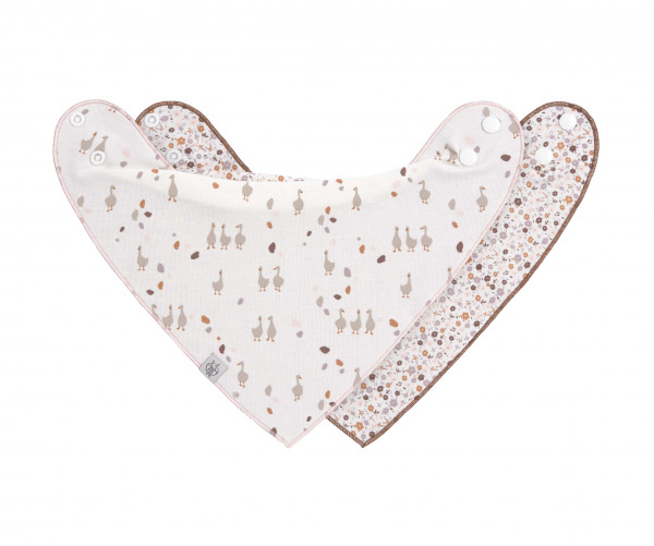 Bandana 2 piezas Tiny Farmer Goose Lilac