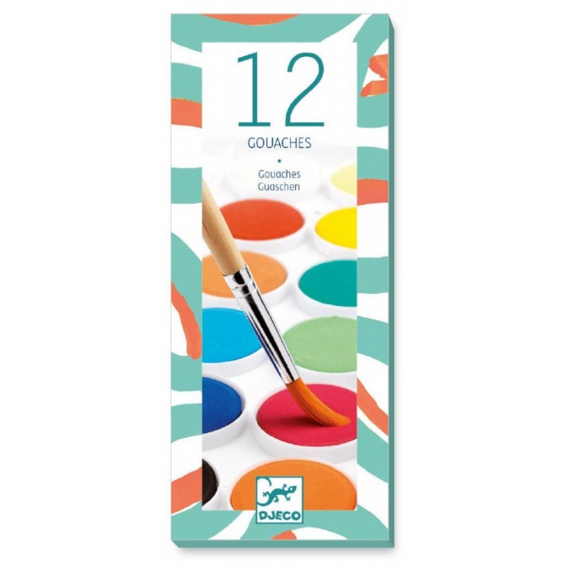 Colores 12 pinturas aguadas clásicas